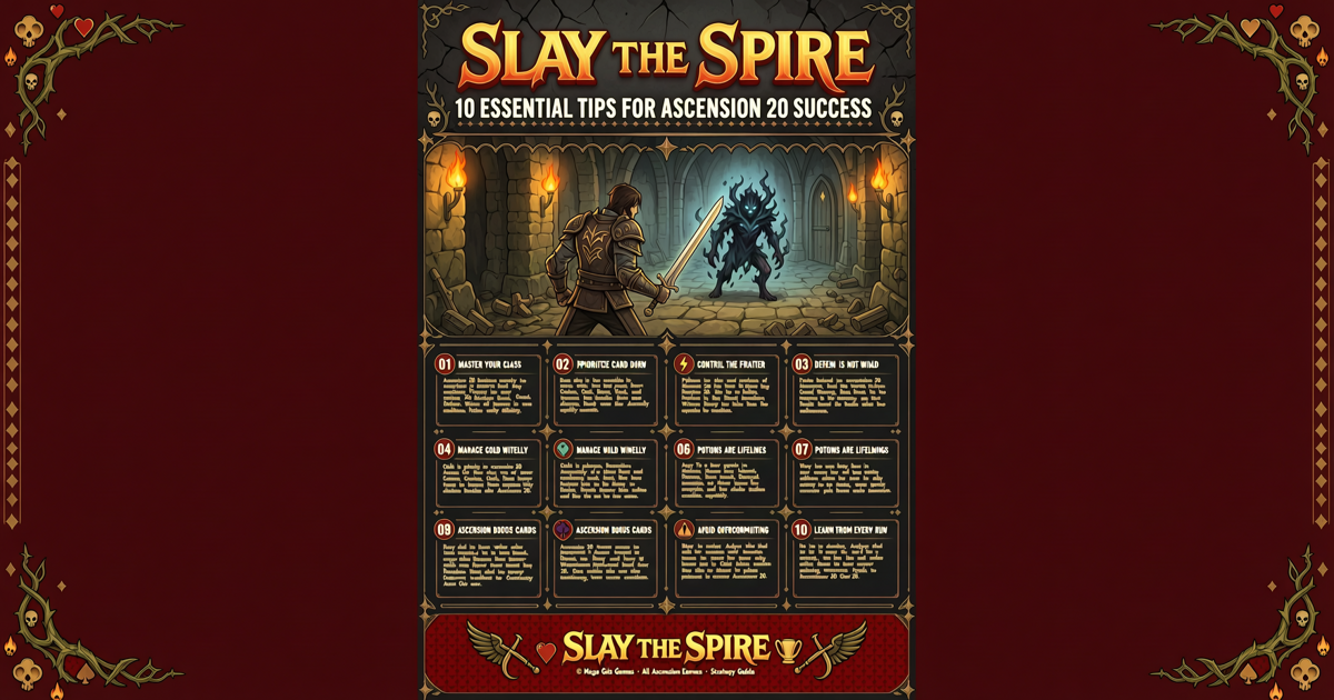 Slay the Spire: 10 Essential Tips for Ascension 20 Success