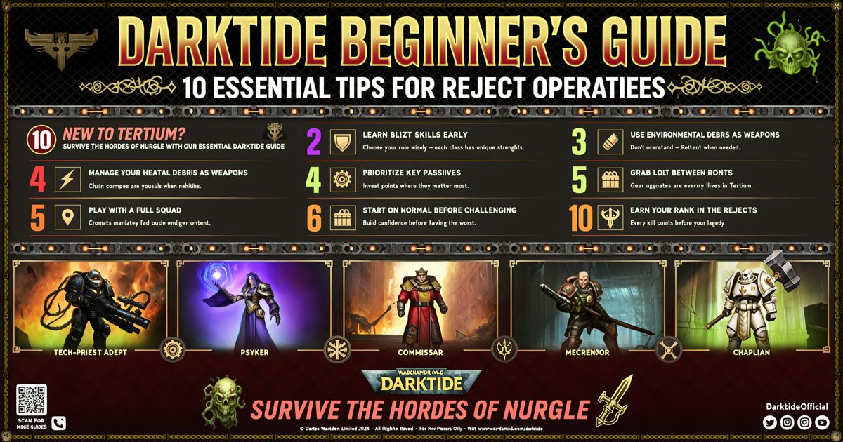 Warhammer 40,000: Darktide Beginner's Guide – 10 Essential Tips for Reject Operatives