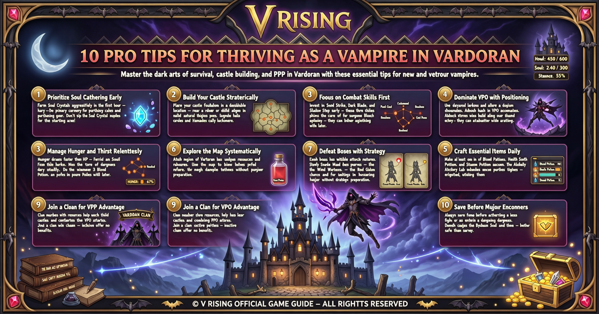 V Rising: 10 Pro Tips for Thriving as a Vampire in Vardoran