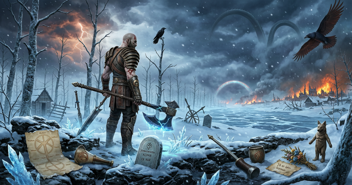 God of War Ragnarok Lore: The Prophecy, Fimbulwinter, and Kratos' Fate